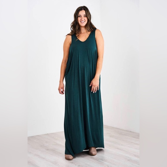 Latched Mama forest green cocoon maxi - Picture 1 of 4